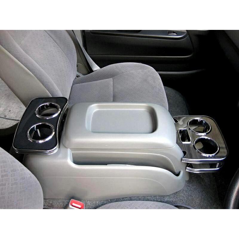 リア センターカップホルダー カーボン調 ハイエース 200系 標準