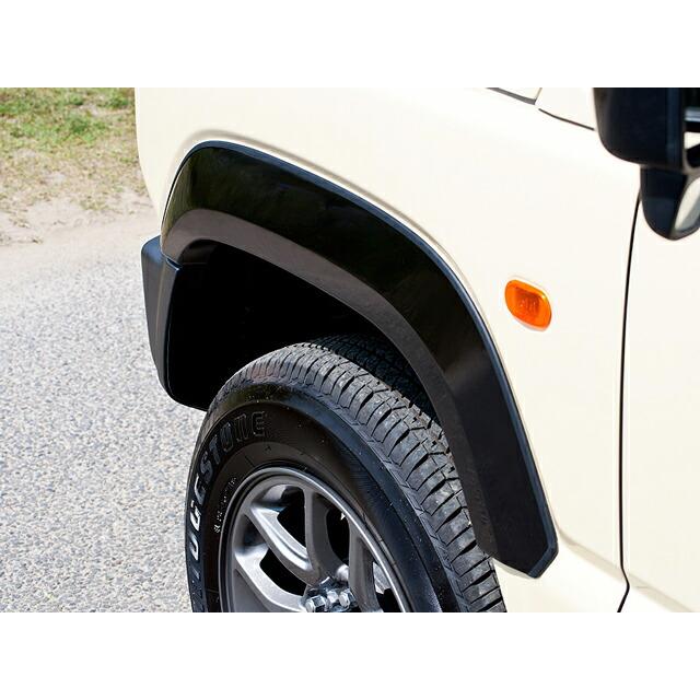 JB64ジムニー用G'BASEスタイリッシュオーバーフェンダー G'BASE スタイリッシュオーバーフェンダー TYPE-2 ジムニー JB64W 2018