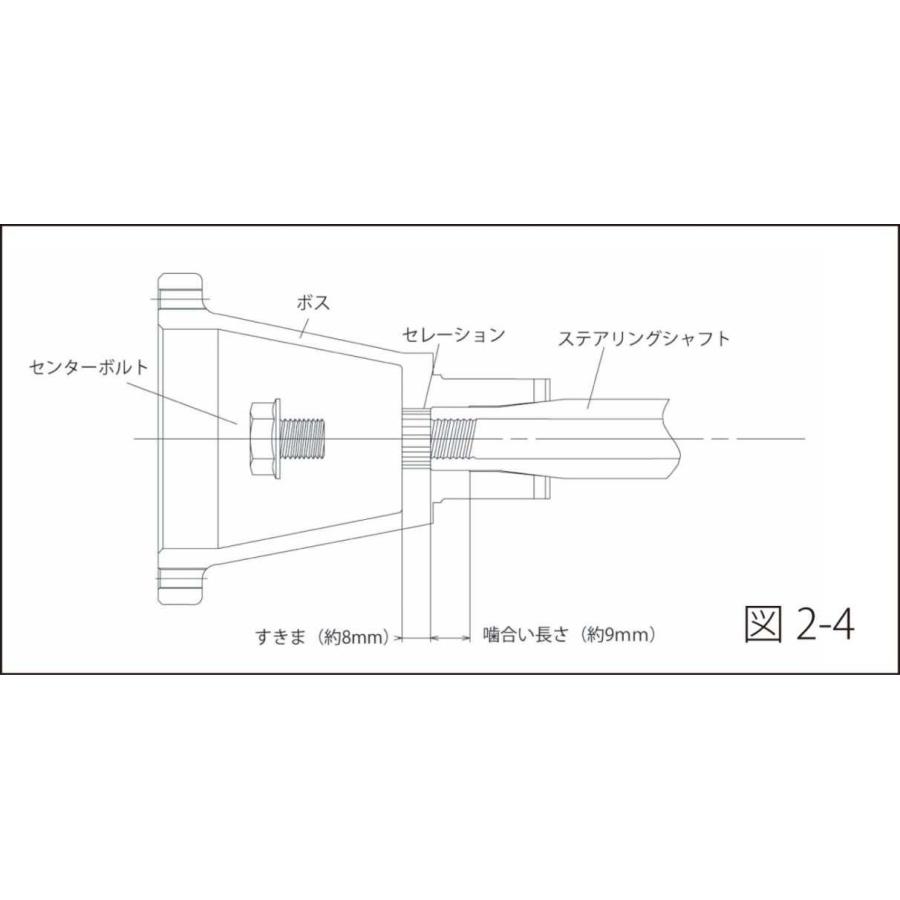 ワークスベル ステアリングボス インサイト ZE2 H21/2〜H26/3 エアバッグ付車｜auto-craft｜02