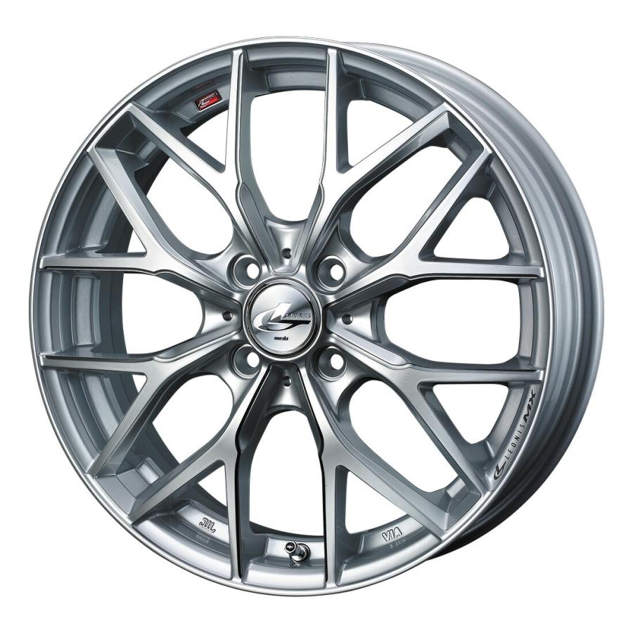 ウェッズ LEONIS レオニス MX (HS3/SC) アルミホイール1本 17×6.5J 4H