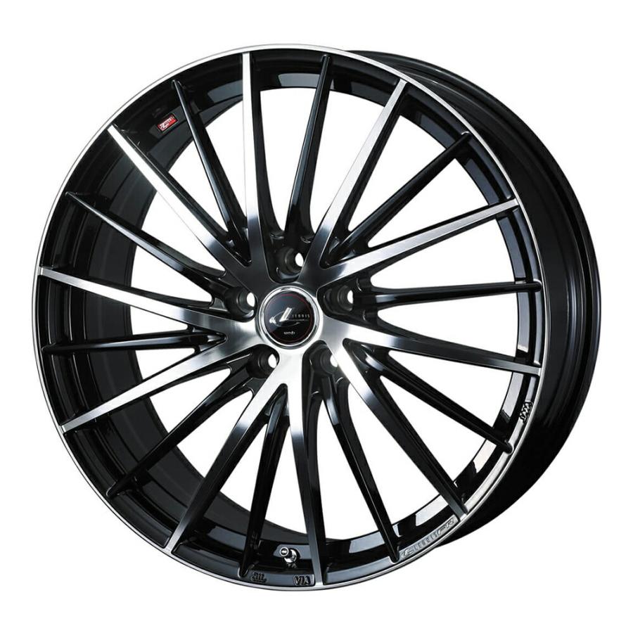 WEDS LEONIS FR アルミホイール4本セット 20X8.0J 5H PCD114.3 +35