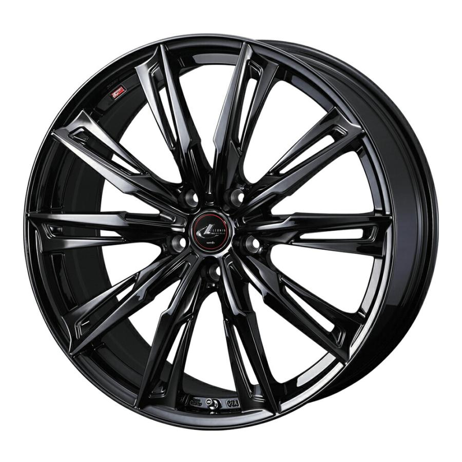 LEONIS GX 18インチ ホイール 5H 3ヶ月使用 WEDS LEONIS GX アルミホイール1本 18X8.0J 5H PCD114.3 +42 (ハイパー