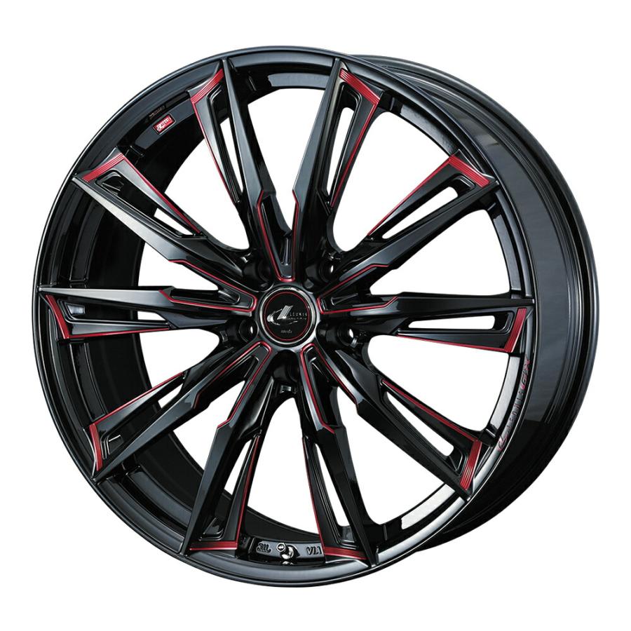 Weds LEONIS 17インチ タイヤホイール4本セット WEDS LEONIS GX アルミホイール4本セット 17X7.0J 5H PCD114.3 +42