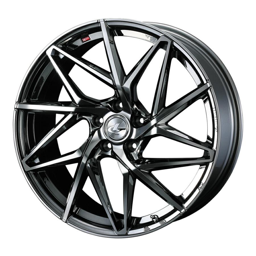 WEDS LEONIS IT アルミホイール1本 17X7.0J 5H PCD114.3 +47 (ブラック