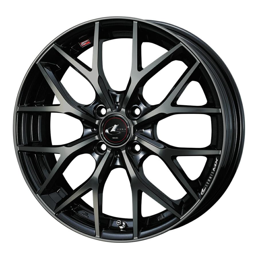 WEDS LEONIS MX アルミホイール4本セット 15X5.5J 4H PCD100 +43