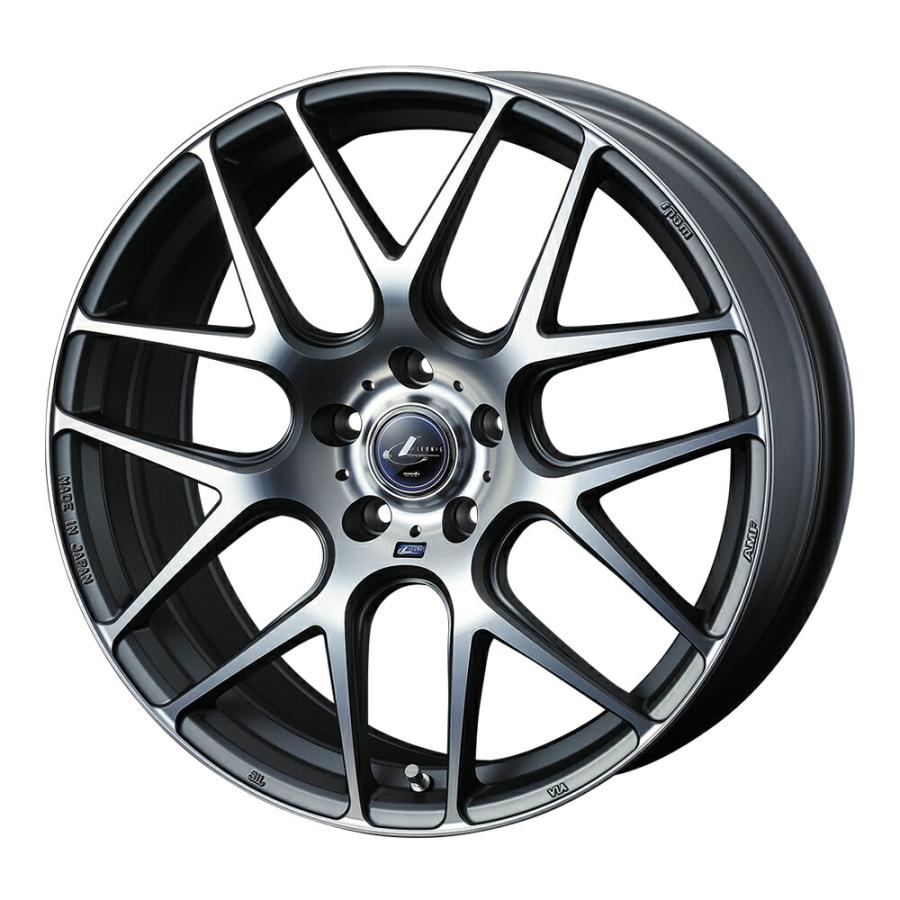 WEDS LEONIS NAVIA 06 アルミホイール1本 18X8.0J 5H PCD114.3 +42