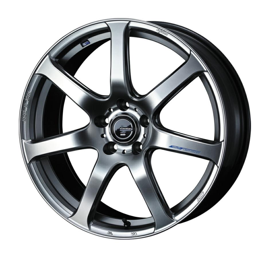 WEDS LEONIS NAVIA 07 アルミホイール4本セット 17X7.0J 5H