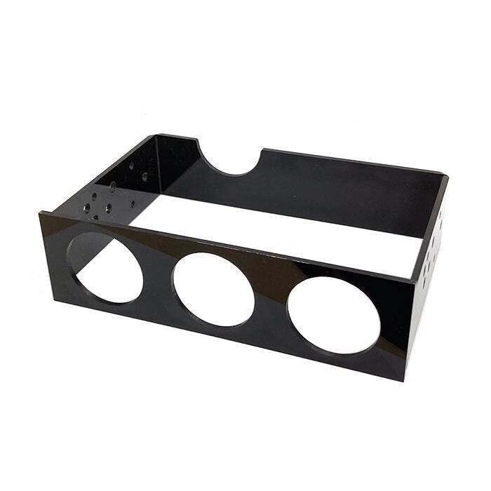 即納】MUSASHI メーターホルダーBOX 40φ 1DIN 3連メーターパネル