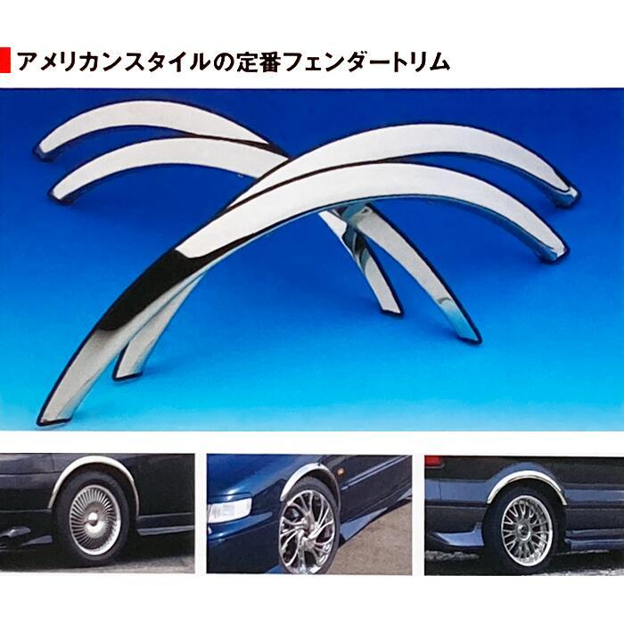 即納】FUNKY CARROT フェンダートリム クロームメッキ ホンダ