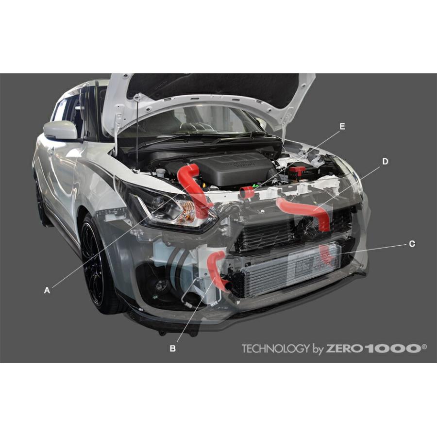 零1000（ZERO1000） ZERO1000 ZC33S 強化サクション&ターボホース