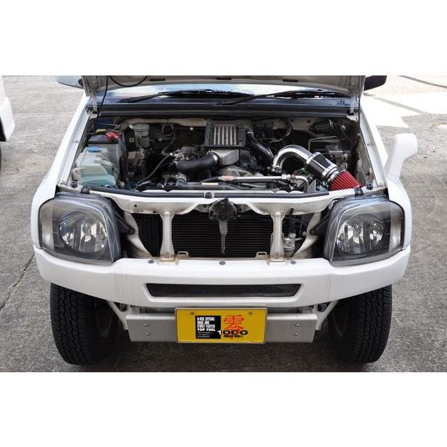 ZERO1000 パワーチャンバー スーパーレッド ジムニー JB23W 1998年10月〜2002年1月 K6A(ターボ) 1〜3型専用　純正ブローオフ車専用 北海道・沖縄・離島は要確認