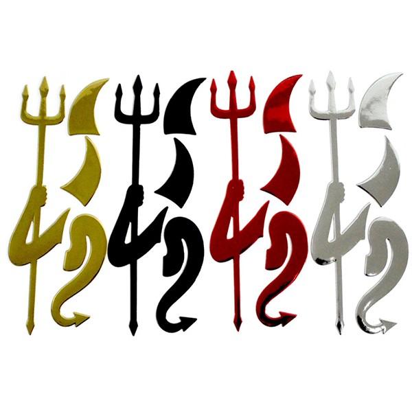 3Dデビルステッカー 小悪魔ステッカー カスタム エンブレムデコ |  | 08