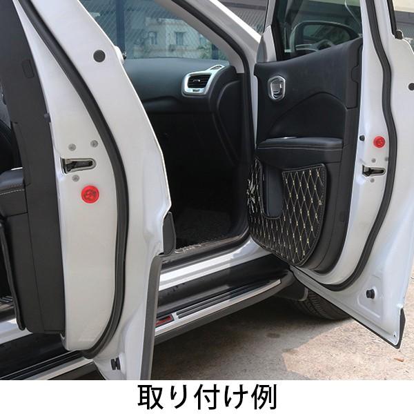 追突防止LED警告灯 ドア 両面テープ 5灯タイプ マグネット 磁石 後方に注意喚起 |  | 03