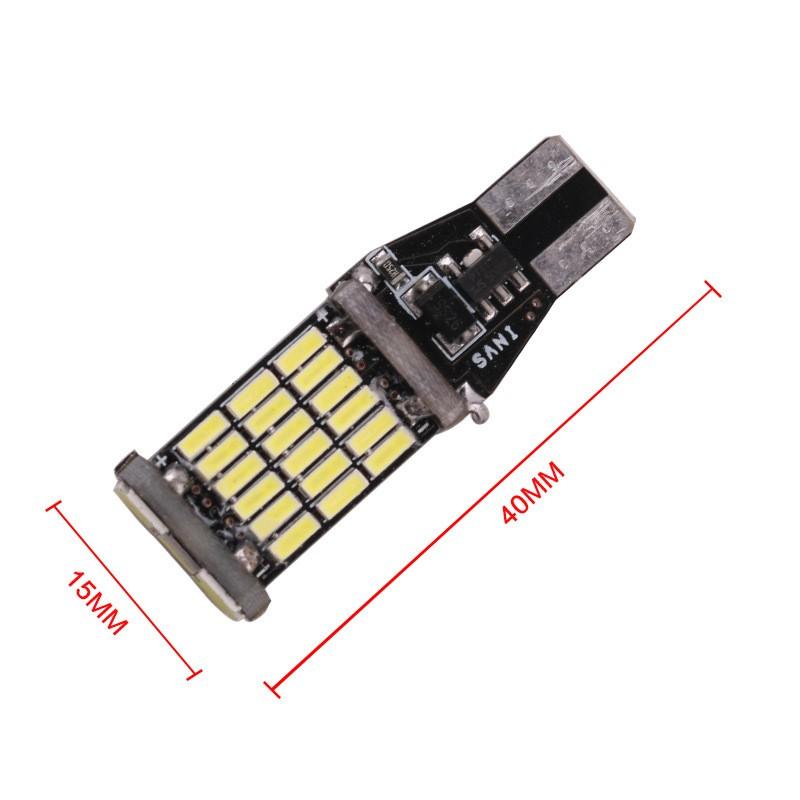 T16 LED バックランプ 爆光 45連SMD ホワイト 白 1個｜auto-glory｜02