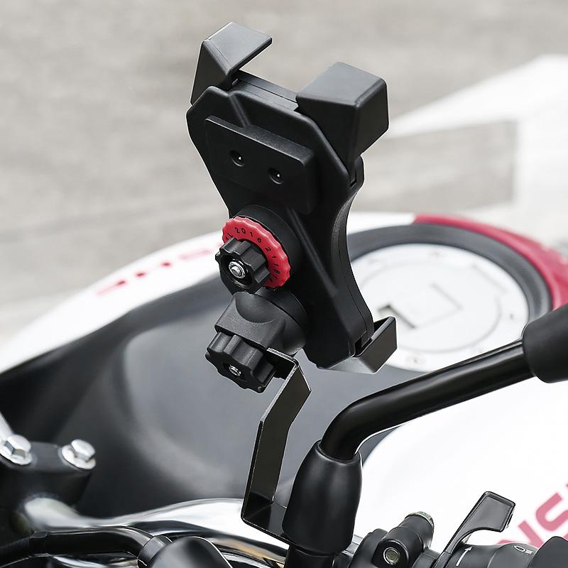 ワンタッチ固定スマホホルダー バイク用 スマートフォンホルダー