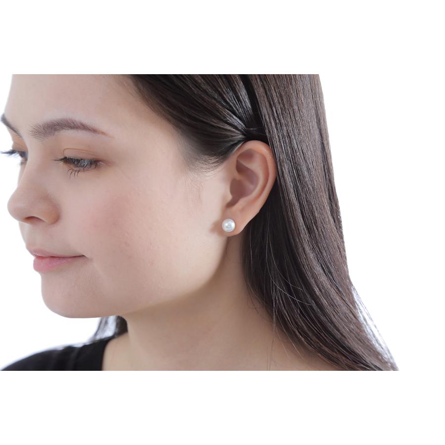 壱岐真珠 一粒パールピアス 7.0-7.5/7.5-8.0/8.0-8.5/8.5-9.0mm pt900（プラチナ900） /K18YG（18金イエローゴールド ） スタッドピアスの画像