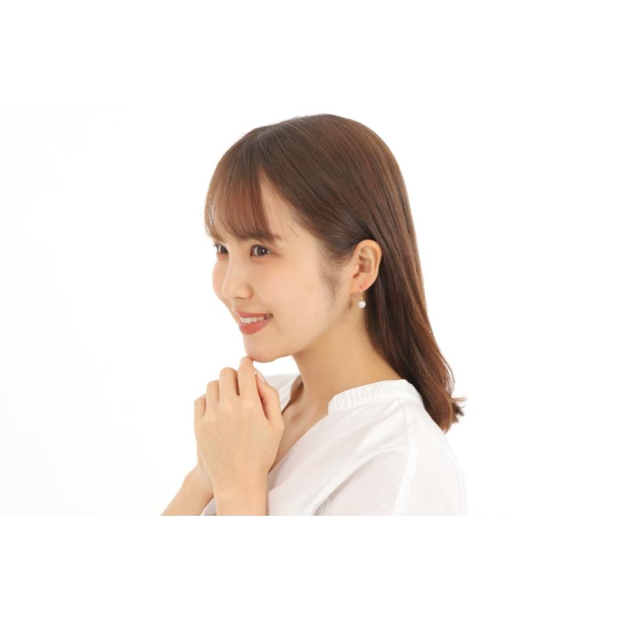壱岐真珠 パール フック ピアス 7.0-7.5/7.5-8.0/8.0-8.5/8.5-9.0mm K14GF（ゴールドフィルド） あこや真珠 無調色の画像