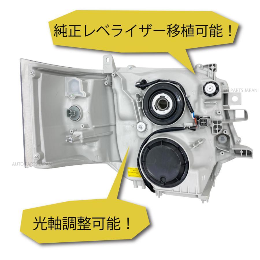 送料込 トヨタ ハイエース 日本光軸 DEPO ヘッドライト 左右 セット 200 系 3型 HID車 純正タイプ KDH TRH 200K 200V 201K 201V 206K 206V_4