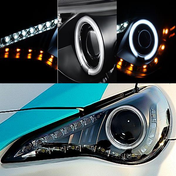 86 トヨタ 流れるウィンカー 日本光軸仕様 LED イカリング