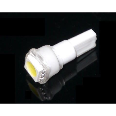 T5 LEDバルブ 白 エアコン バルブ 12V ウェッジ LED SMD ホワイト 1個 ランプ 複数注文OK 交換用 1球 インテリア 室内用 定形外 送料無料｜auto-parts-jp