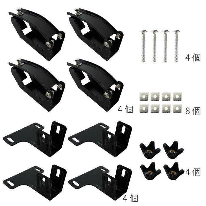 ランドクルーザー 汎用 アルミ製 ルーフラック 97x12x127cm