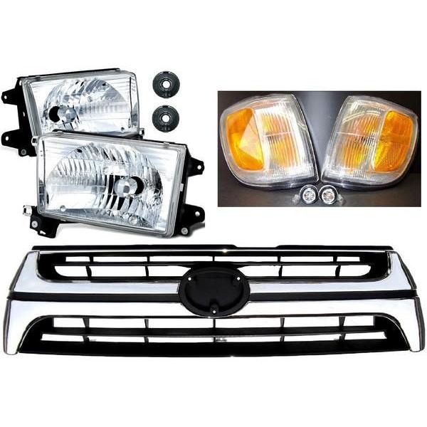 ハイラックス サーフ 180 185 ヘッドライト & コーナー & グリル セット VZN180W VZN185W KZN185G KZN185W KDN185W
