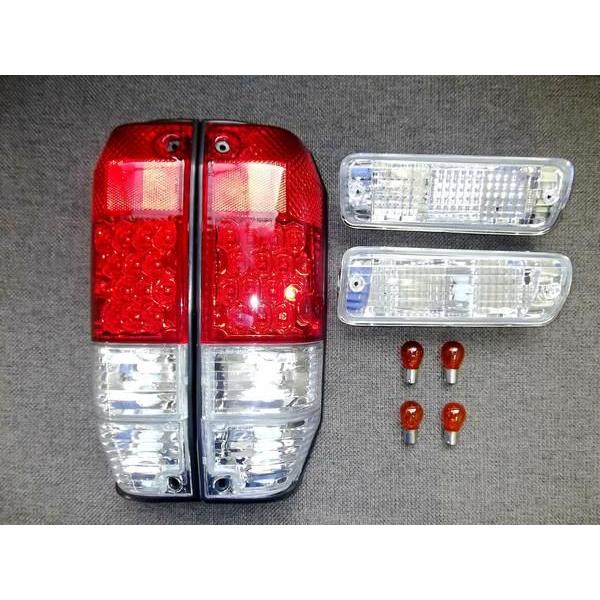 ランクル プラド 78 LJ78 KZJ78 水晶 向こう正面 ウィンカー ＆ LED 二人組 尻っ方照明ランプ 働きかける 仕かける 地びたクルーザー