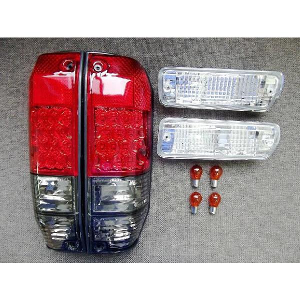 プラド78 テールランプ左右 ランクル プラド 78 LJ78 KZJ78 クリスタル フロント ウィンカー