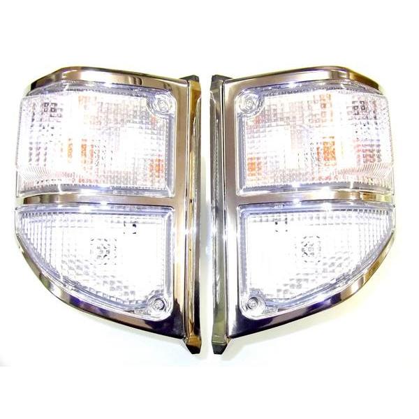 ※ KITS　　HZJ77用 ランドクルーザー ランクル 70系 フロント ブラックグリル＆コーナー