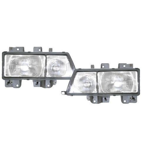 いすゞ エルフ ヘッド ライト & コーナー ランプ 左右 NHR69 NHR81