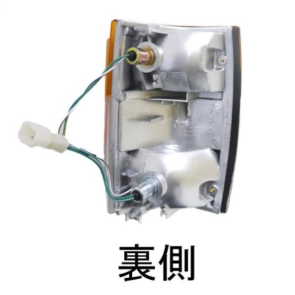 いすゞエルフ左側ヘッドランプコーナーランプセットレンズ割れなし取付部破損有り いすゞ 07 エルフ クリスタル ヘッドライト & コーナーランプ 左右
