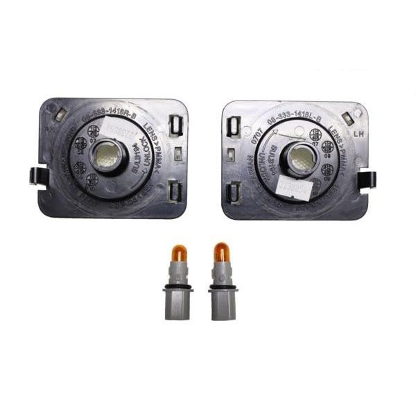 定形外発送 クライスラー ジープ JK ラングラー クリア サイドリピーターランプ 07y サイドマーカー フェンダーマーカー JEEP