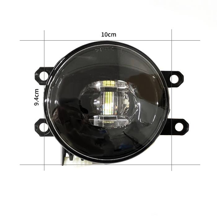トヨタ 汎用 流用 丸型 丸灯 フロント 白 LED フォグランプ