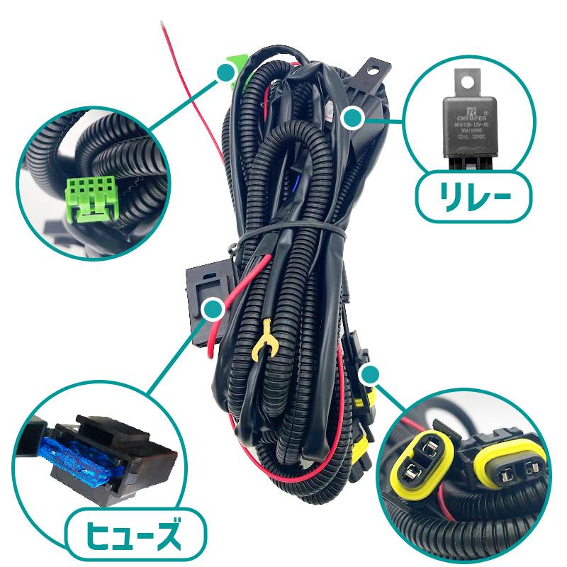 ホンダ フィット ハイブリッド フロント LED フォグランプ ホワイト