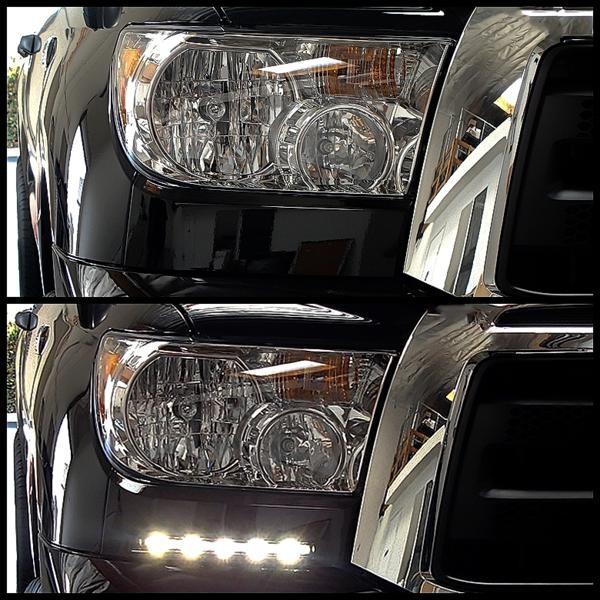 トヨタ セコイア タンドラ 08y-13y DRL フロント LED デイライト