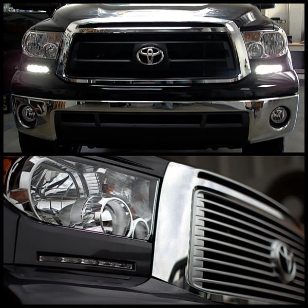 トヨタ セコイア タンドラ 08y-13y DRL フロント LED デイライト