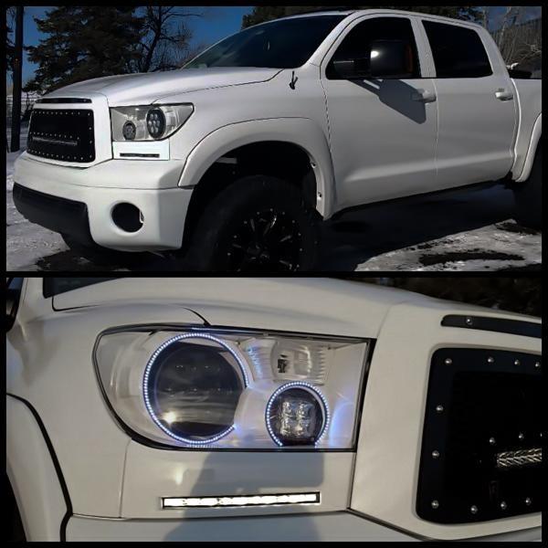 トヨタ セコイア タンドラ 2008-2013y LED フロント DRL デイライト