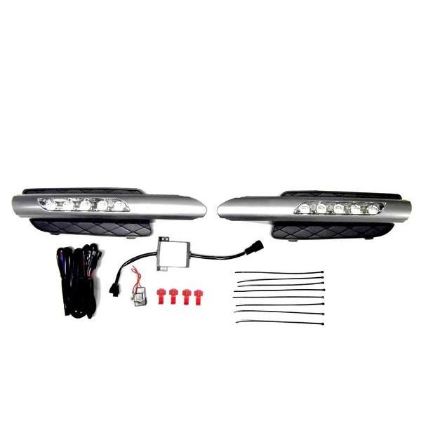 BMW ビーエムダブリュー E70 X5 LED フロントデイライト フォグ ランプ フルSET セット 送料無料