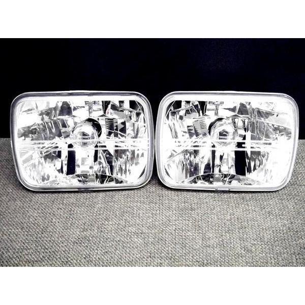 トヨタハイラックス角目クリアヘッドライト後期 RZN LN【新品】 ハイラックス トヨタ ピックアップ トラック 角目 クリスタル