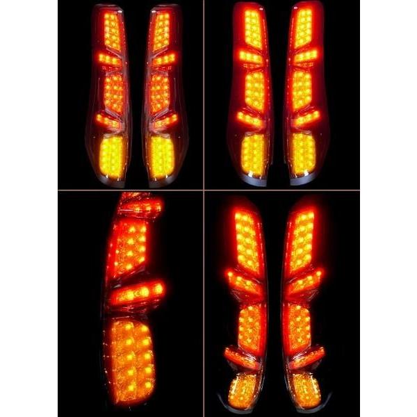 日産 エクストレイル X-TRAIL 31系 前期 テールランプ スモークレッド フル LED T31 NT31 TNT31 DNT31 リヤテール 左右 セット 送料無料_2