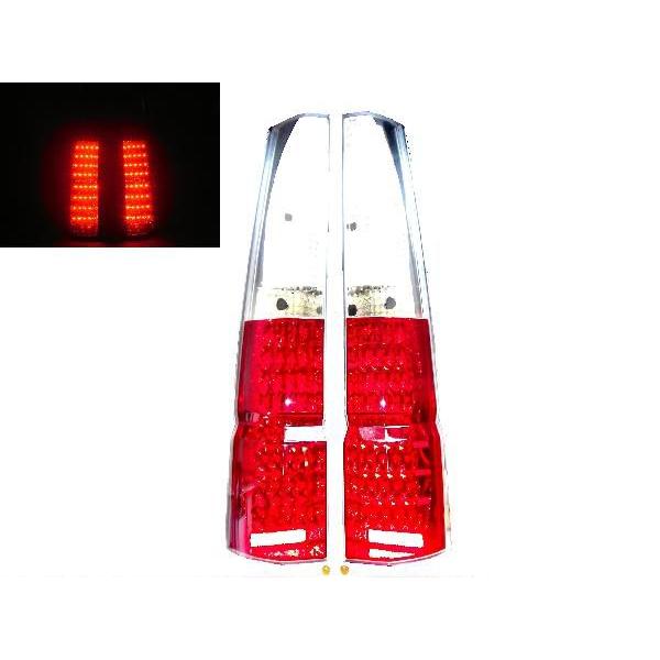 ホンダ ステップワゴン 前期用 RF3 RF4 リア LED クリスタル コンビテール ライト 左右セット リフレクター付 ランプ リヤ 赤白 送料無料
