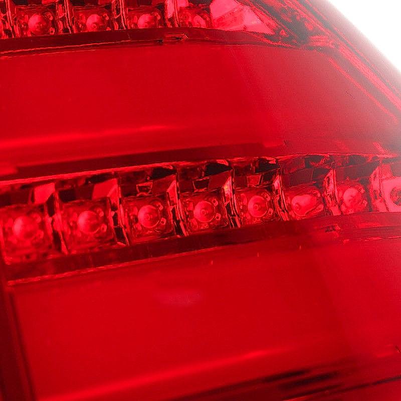 クライスラー 300 300C 前期 レッド クリア リア フル LED ファイバー