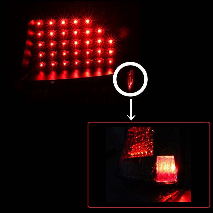 ダッジ チャージャー リア LED テールランプ レッド クリア 左右