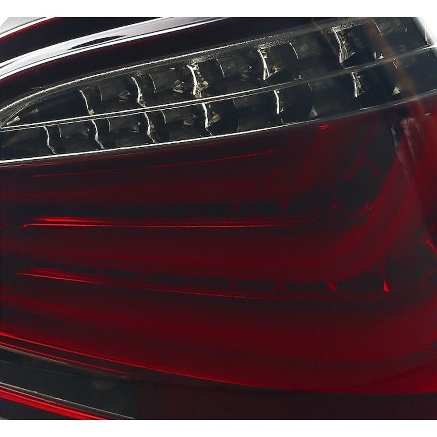 BMW 5シリーズ E60 セダン 前期 フル LEDファイバー レッド スモーク  