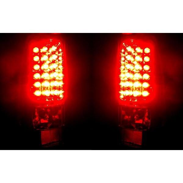 シボレー クリスタルLEDテール 左右セット シボレー シルバラード 03y-06y LEDクリスタルテールランプ 送料無料