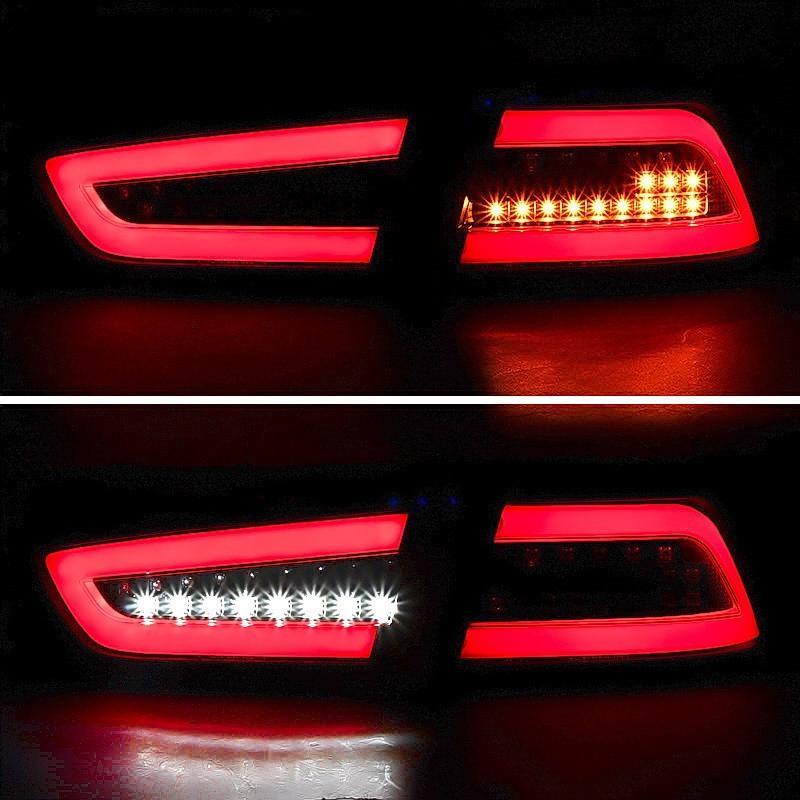 三菱 ランサー エボリューションX ランエボ CZ4A ファイバー LED テールランプ 黒 白 ブラック 左右 フォルティス 送料無料_6