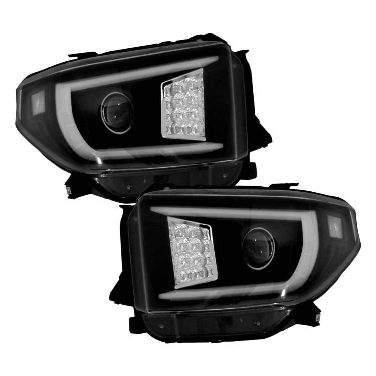 トヨタ タンドラ2014〜 純正ヘッドライト トヨタ タンドラ 2014-2018 流れるウィンカー 特注日本光軸仕様