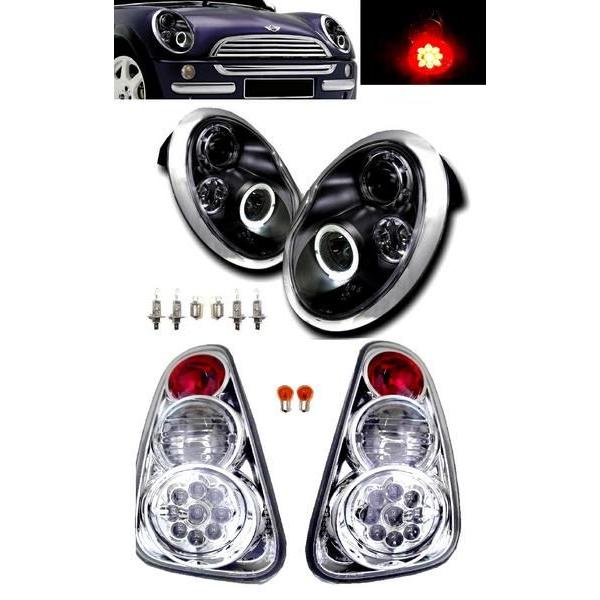 MINI クーパー R50 R52 R53 LEDヘッドライト&LEDテールSET セット 送料無料｜auto-parts-jp