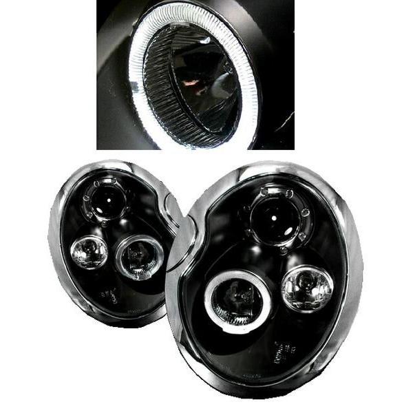 MINI ミニクーパー R50 R52 R53 インナーブラック LEDイカリング