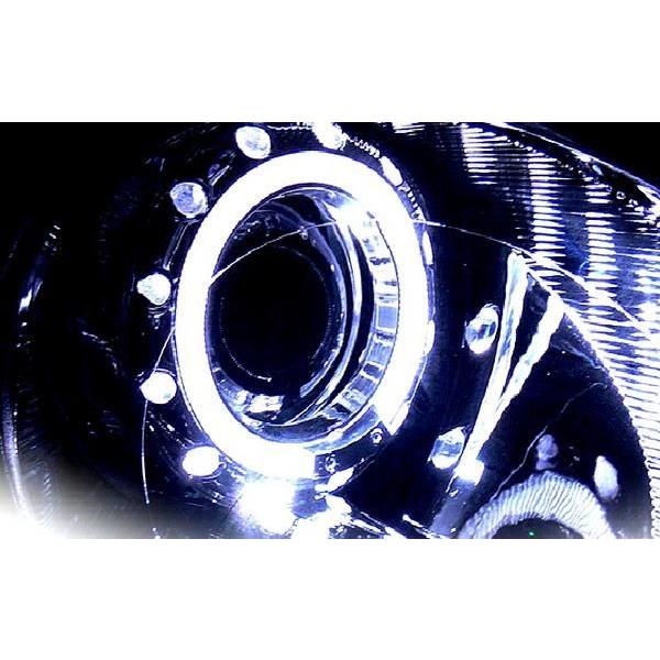 R56 ミニクーパー☆JUNYAN LEDイカリングヘッドライト☆ BMW ミニ R55 R56 R57 MINI ブラック LED イカリング プロジェクター